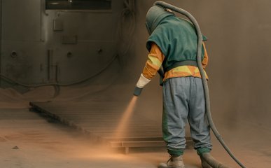 SAND BLASTING compressed