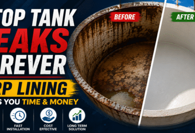 GRP tank lining in Qatar for corrosion and leak protection